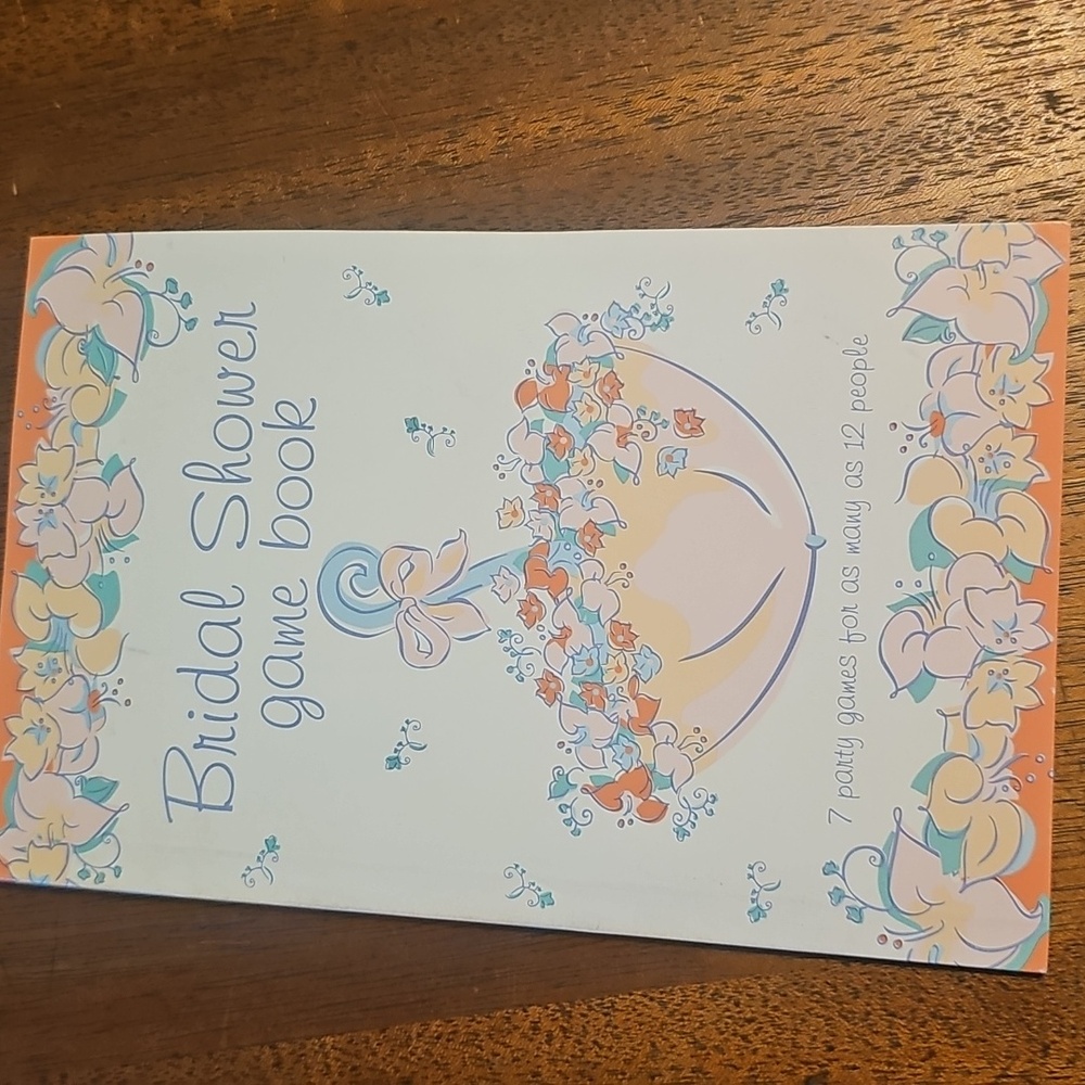 Bridal Shower Game Book Tote J
